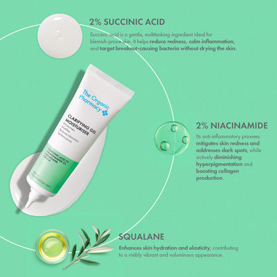 The Organic Pharmacy Clarifying Gel Moisturiser 40ml