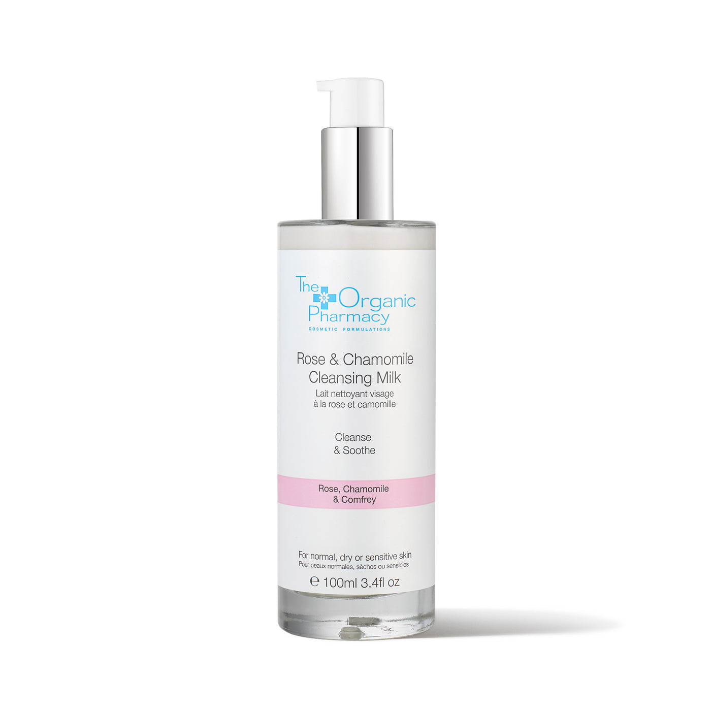 The Organic Pharmacy Rose & Chamomile Cleansing Milk 