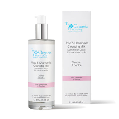 The Organic Pharmacy Rose & Chamomile Cleansing Milk 