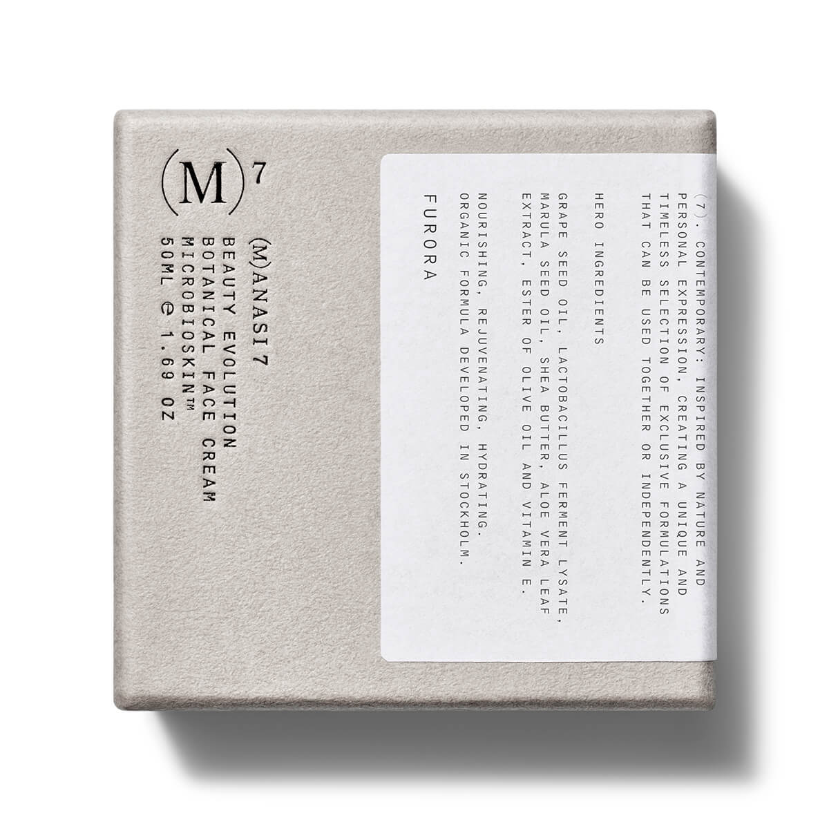 Manasi 7 Botanical Face Cream - Furora