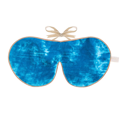 Holistic Silk Silk Velvet Eye Mask - Aegean 