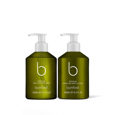 Bamford Geranium Duo Gift Set