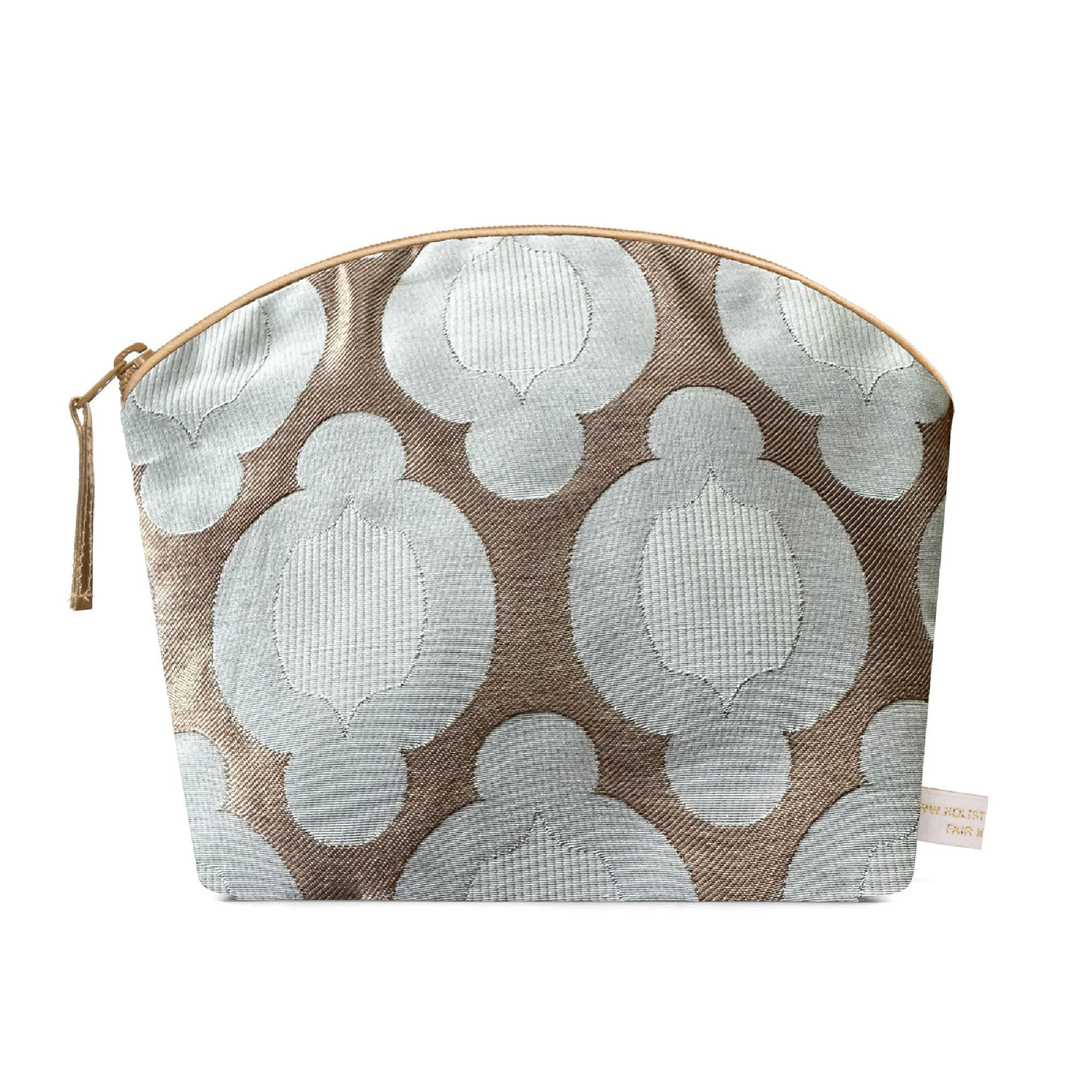 Holistic Silk Brocade Make-Up Bag with Lavender - British Jade