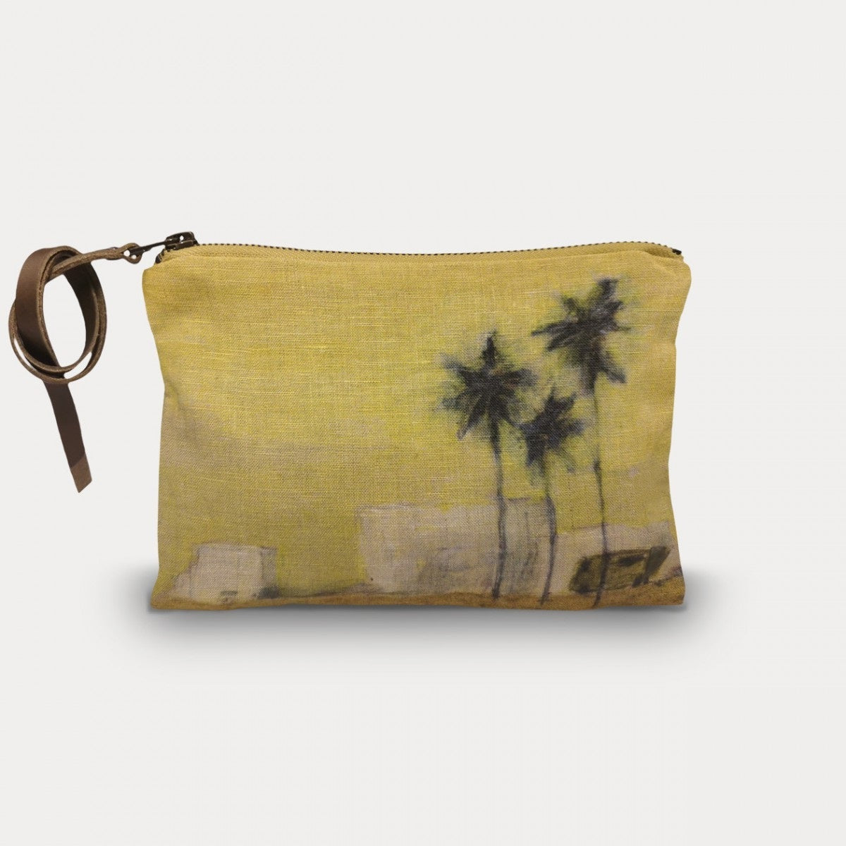 Maison Levy Linen Pouch - Camion Verde 15 x 21cm