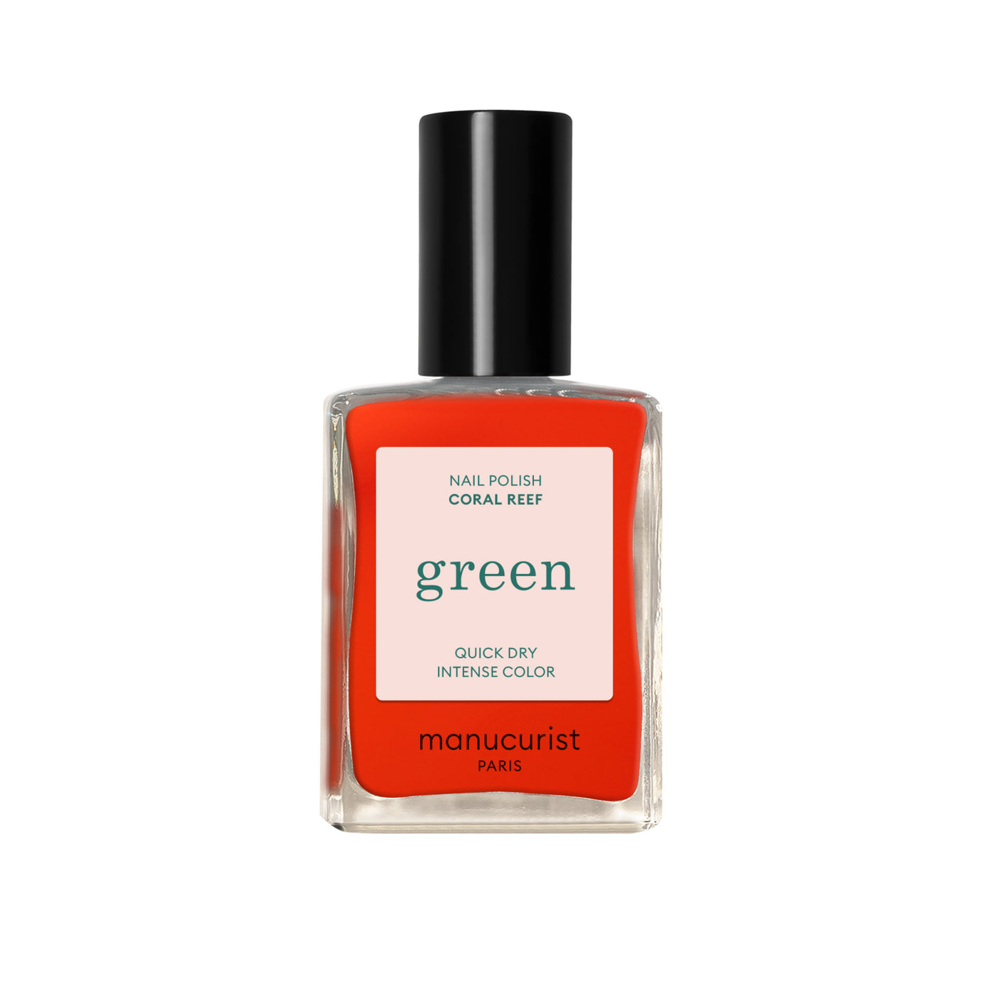 Green Nail Polish - Coral Reef 15ml