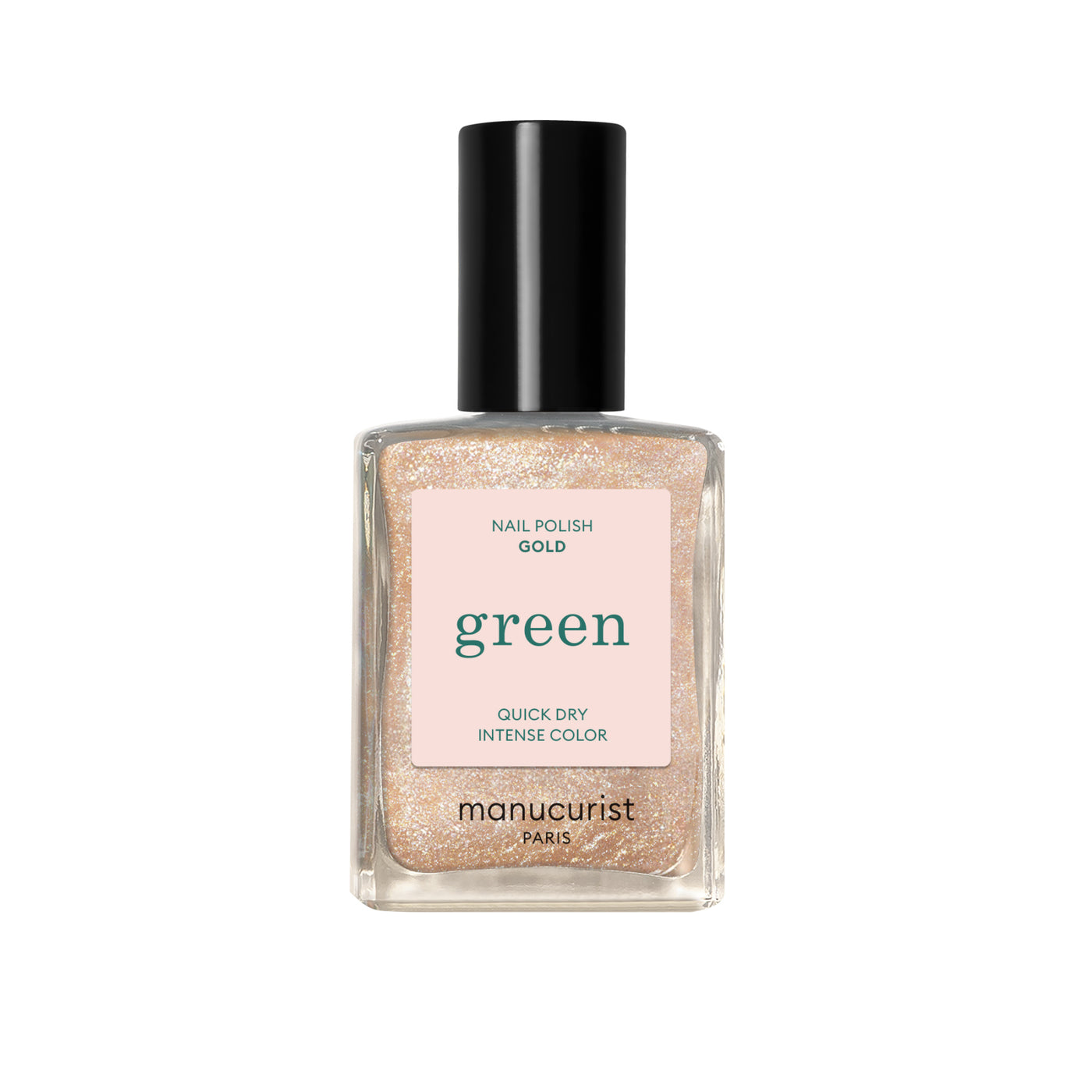 Green Nail Polish - Gold 15ml