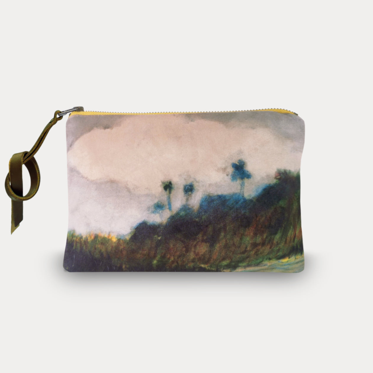 Maison Levy Velvet Printed Pouch - Ibera 15 x 21cm | Paris Design