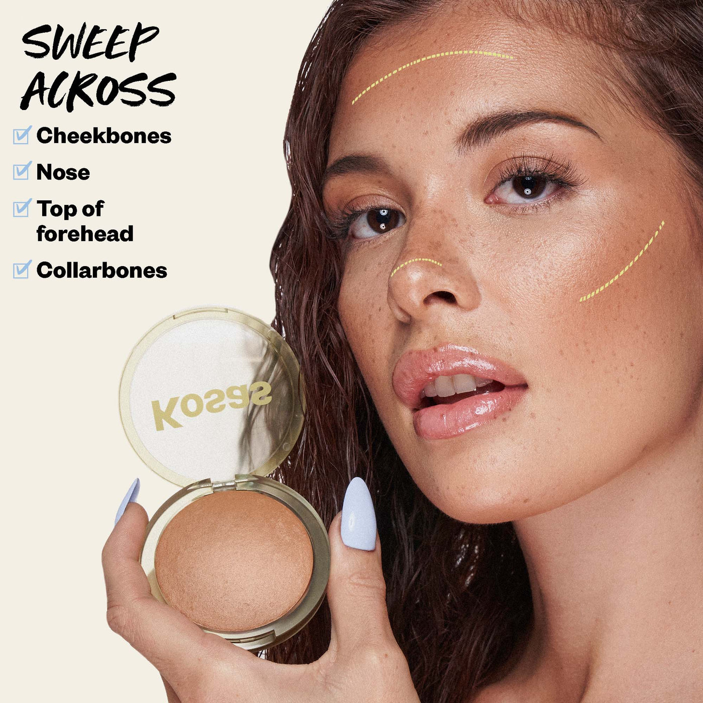 Kosas The Sun Show Glowy Warmth Baked Bronzer