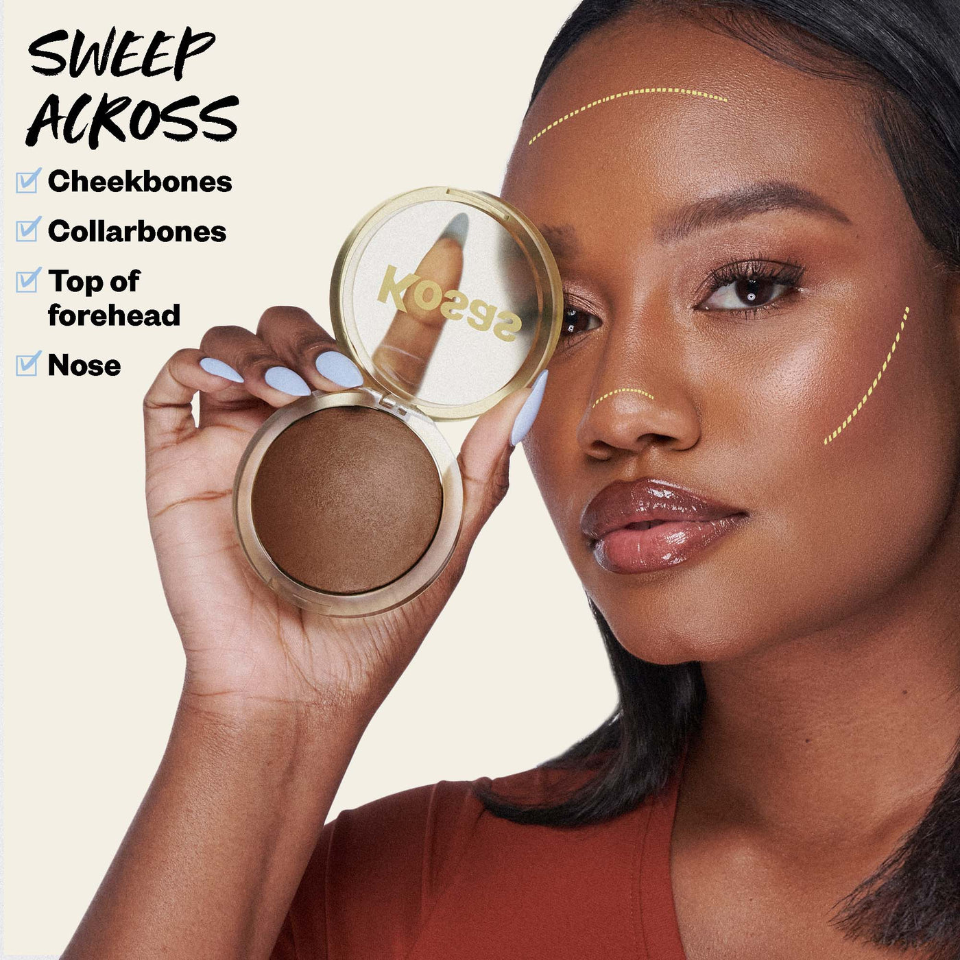 Kosas The Sun Show Glowy Warmth Baked Bronzer