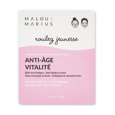 Malou & Marius Bio-Cellulose Sheet Face Mask - Roulez Jeunesse