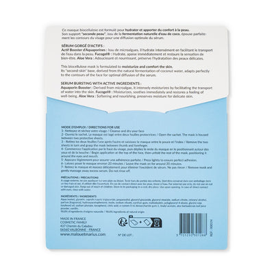 Malou & Marius Bio Cellulose Sheet Face Mask D'amour et d'eau fraiche