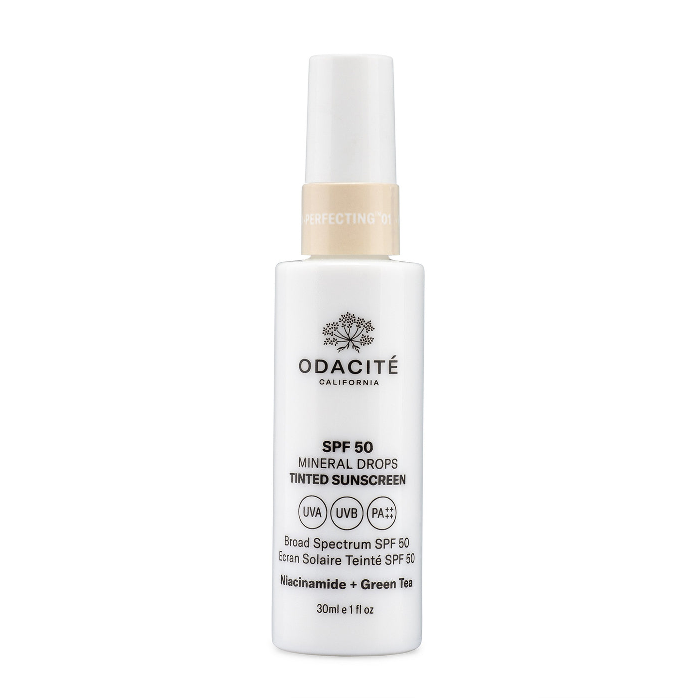 Odacite SPF50 Flex-Perfecting Mineral Drops Tinted Sunscreen - Flex 01
