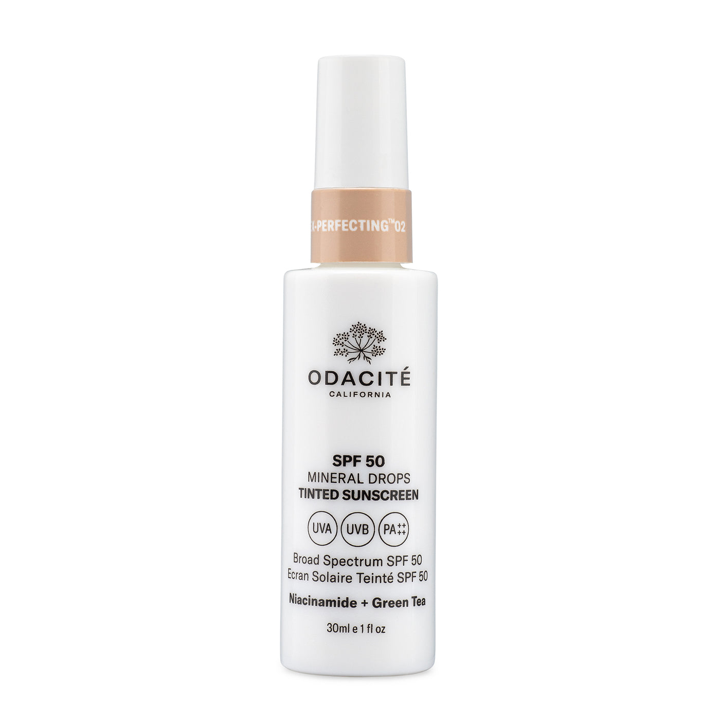 Odacite SPF50 Flex-Perfecting Mineral Drops Tinted Sunscreen - Flex 02