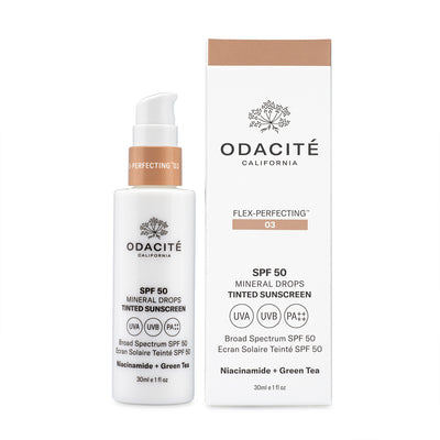 Odacite SPF50 Flex-Perfecting Mineral Drops Tinted Sunscreen - Flex 03