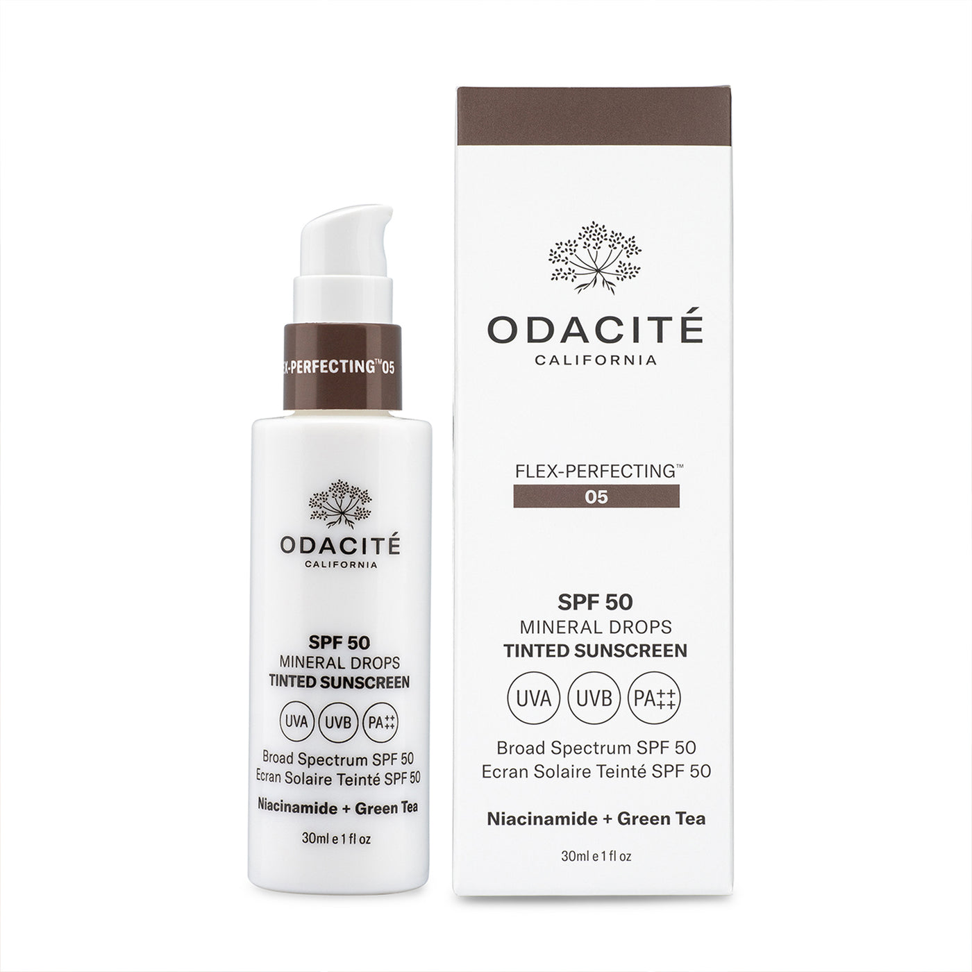 Odacite SPF50 Flex-Perfecting Mineral Drops Tinted Sunscreen - Flex 05