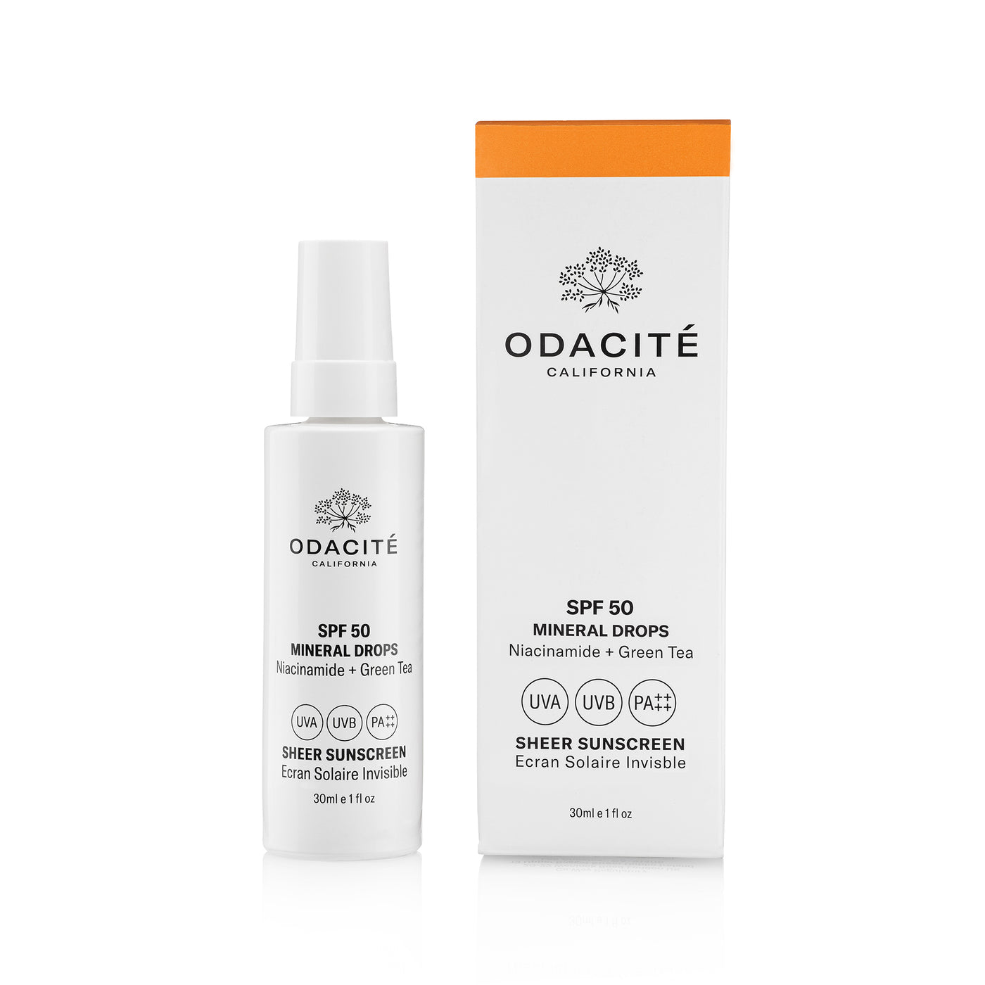Odacite SPF50 Mineral Drops Sheer Sunscreen