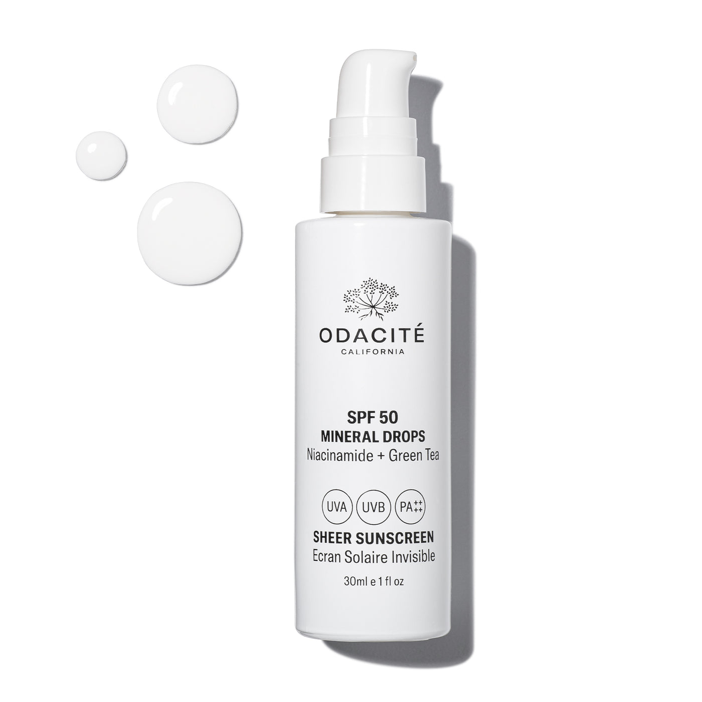 Odacite SPF50 Mineral Drops Sheer Sunscreen
