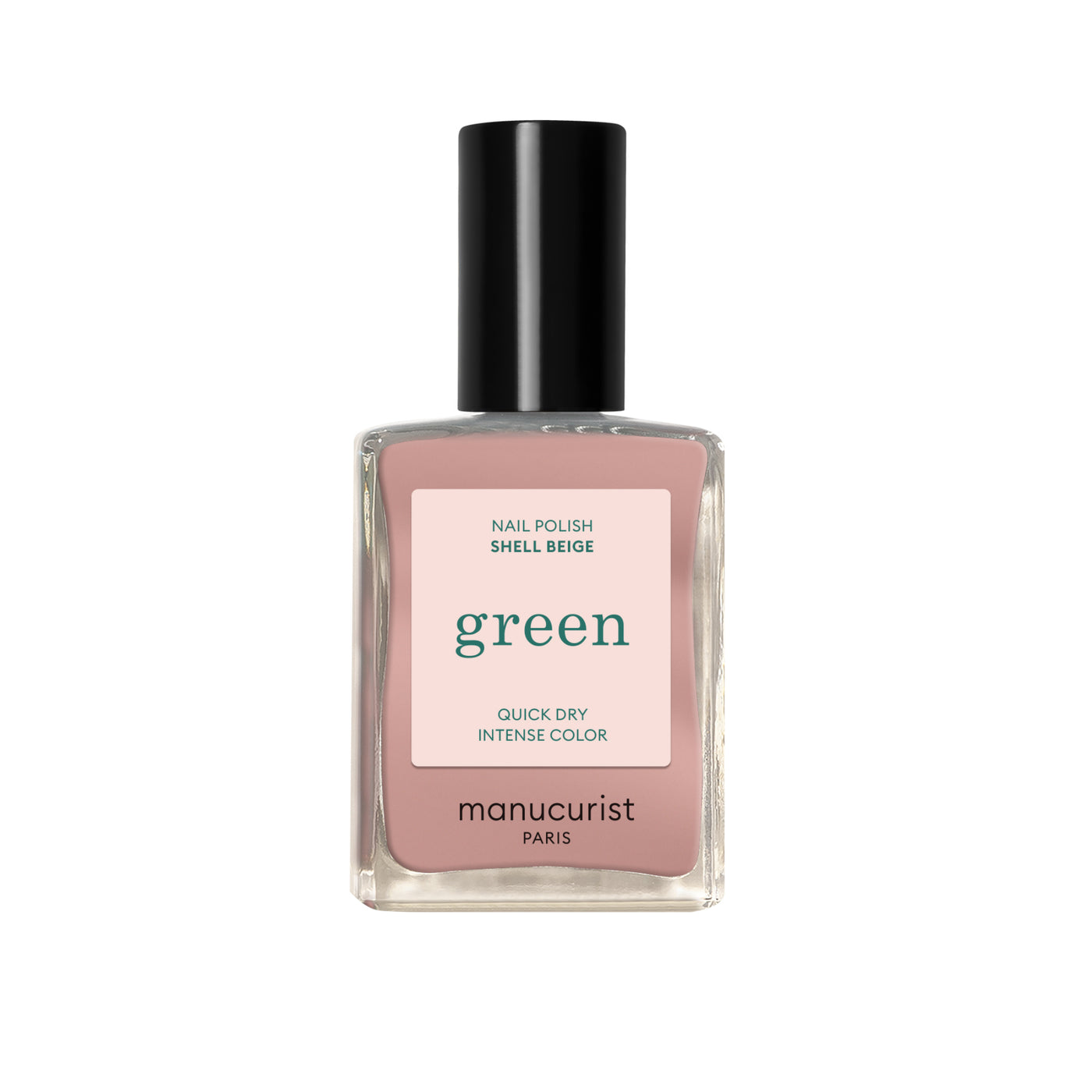 Green Nail Polish - Shell Beige 15ml