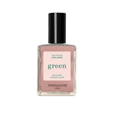 Green Nail Polish - Shell Beige 15ml