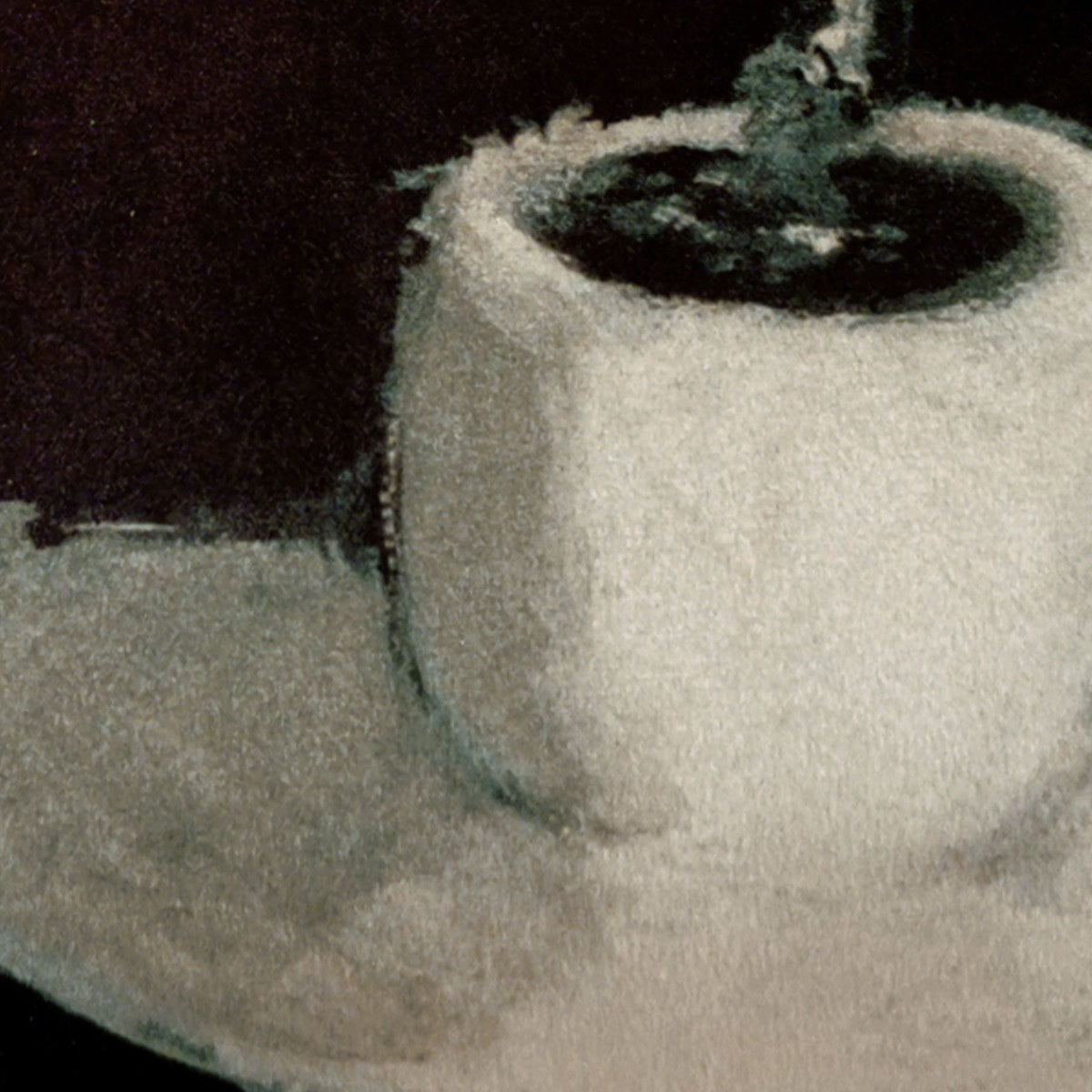 Maison Levy Velvet Printed Pouch - Café Crème 15 x 21cm