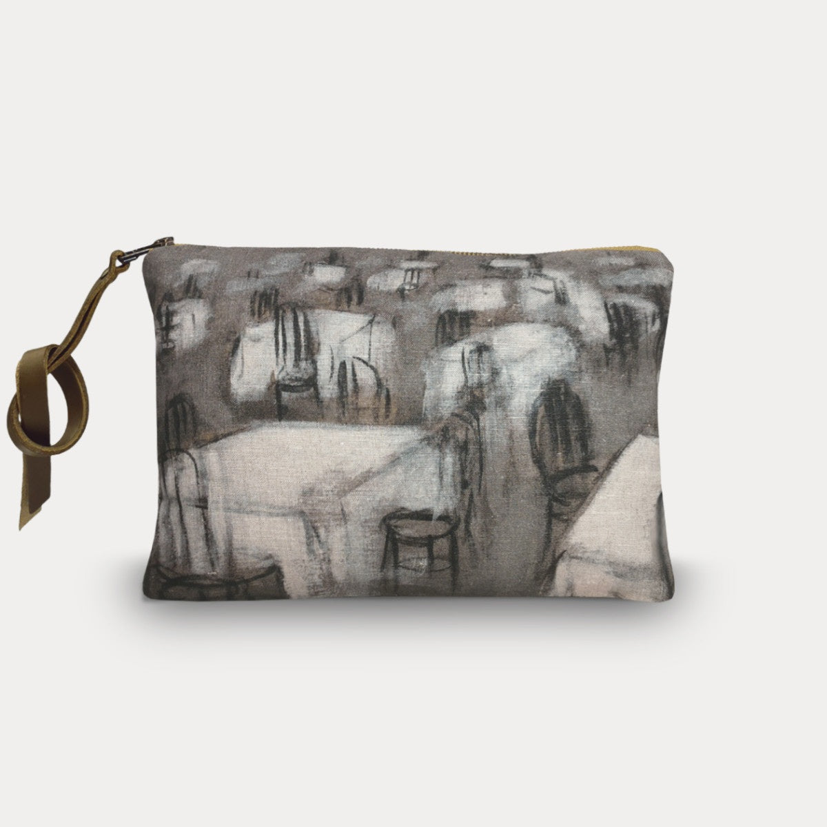 Velvet Printed Pouch - Comedor 15 x 21cm