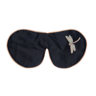 Holistic Silk Dragonfly Silk & Velvet Eye Mask