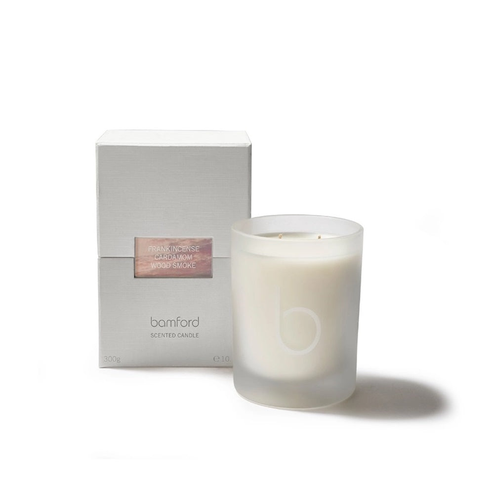 Bamford Frankincense - Cardamon - Wood Smoke - Double Wick Candle 300g