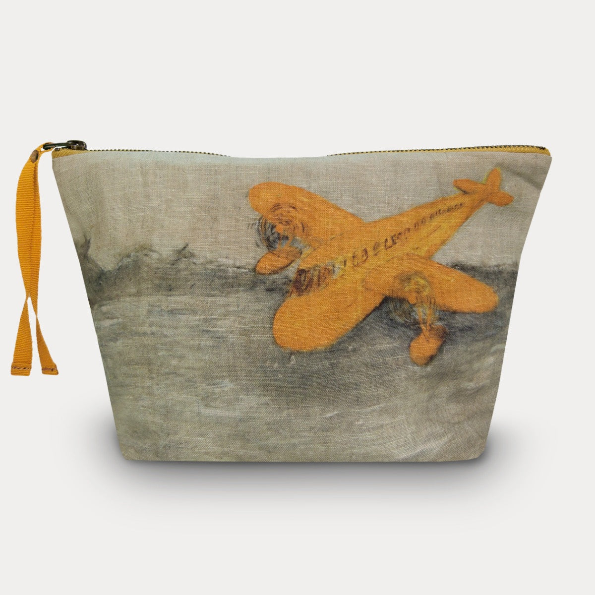 Maison Levy 100% Linen Toiletry Bag - Hydravion 30x18x10cm