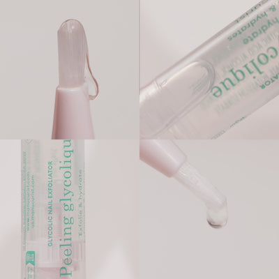 Glossy Booster Duo - Glycolic Nail Exfoliator + Buffer 10ml