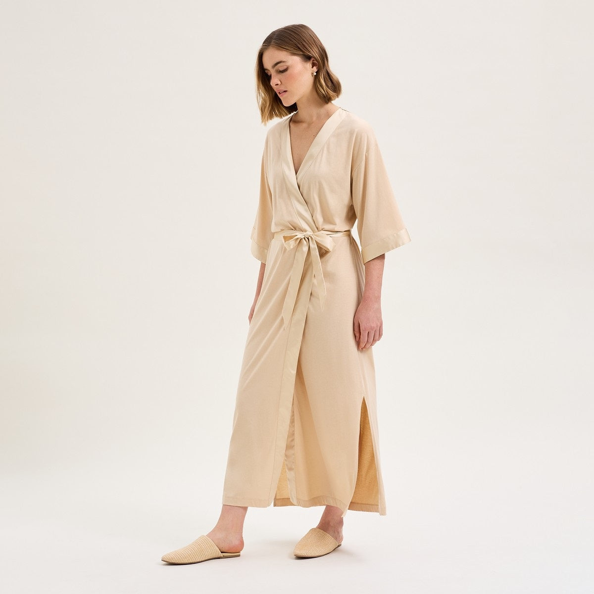 Laurence Tavernier Romane Long Kimono - Dune
