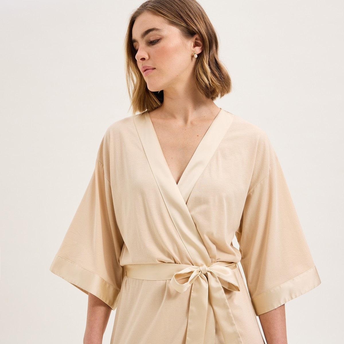 Laurence Tavernier Romane Long Kimono - Dune