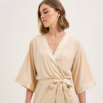 Laurence Tavernier Romane Long Kimono - Dune