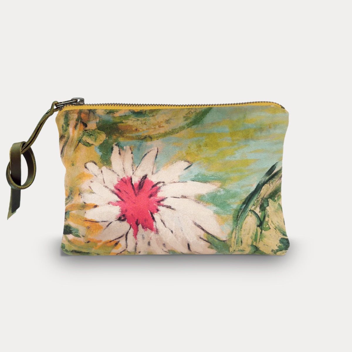 Maison Levy Velvet Printed Pouch - Yrupe 15 x 21cm