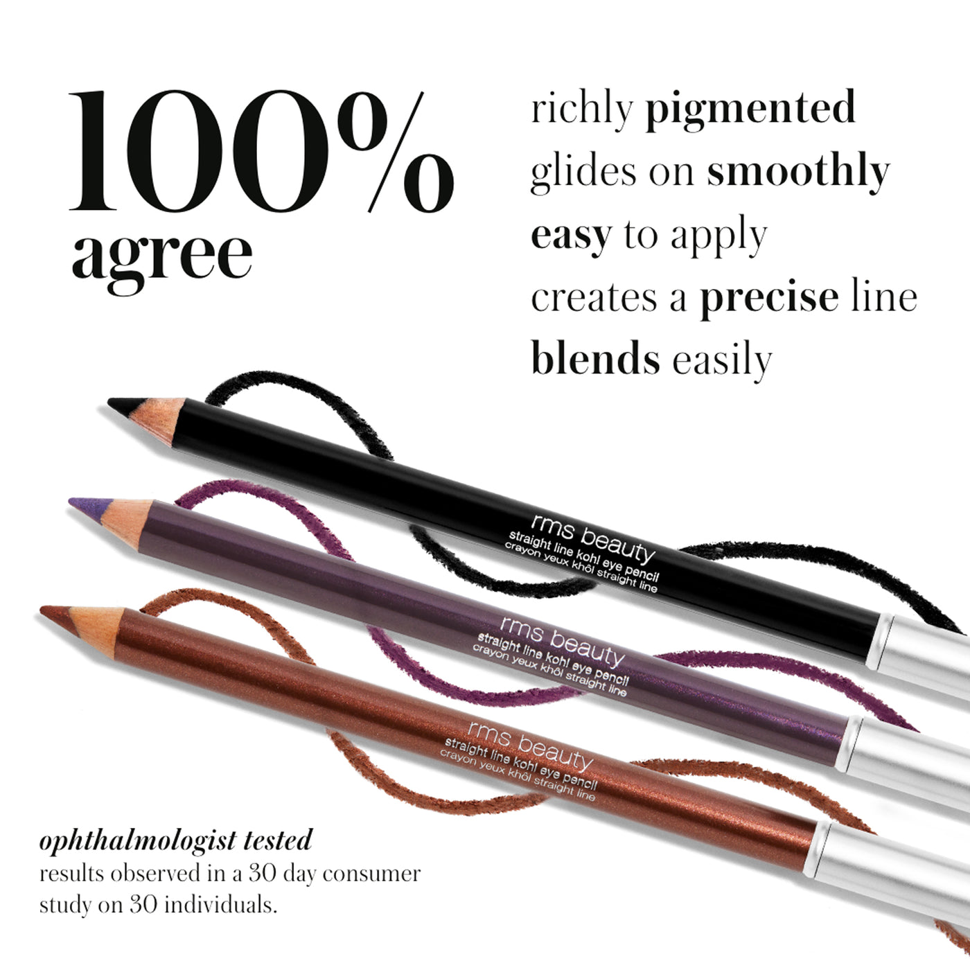 RMS Beauty Straight Line Kohl Eye Pencil in plum