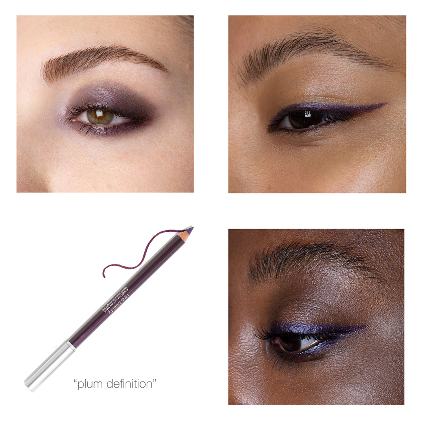 RMS Beauty Straight Line Kohl Eye Pencil in plum