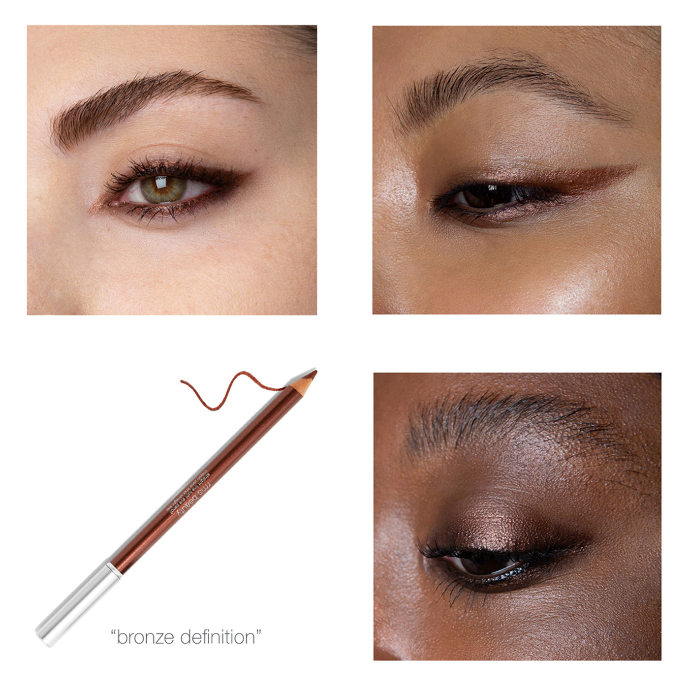RMS Beauty Straight Line Kohl Eye Pencil in bronze