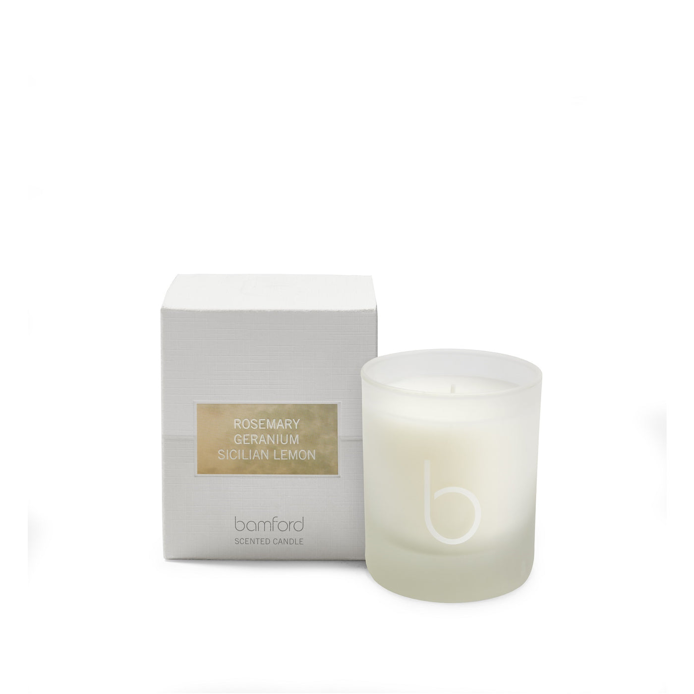 Bamford Rosemary - Geranium - Sicilian Lemon Scented Candle 140g