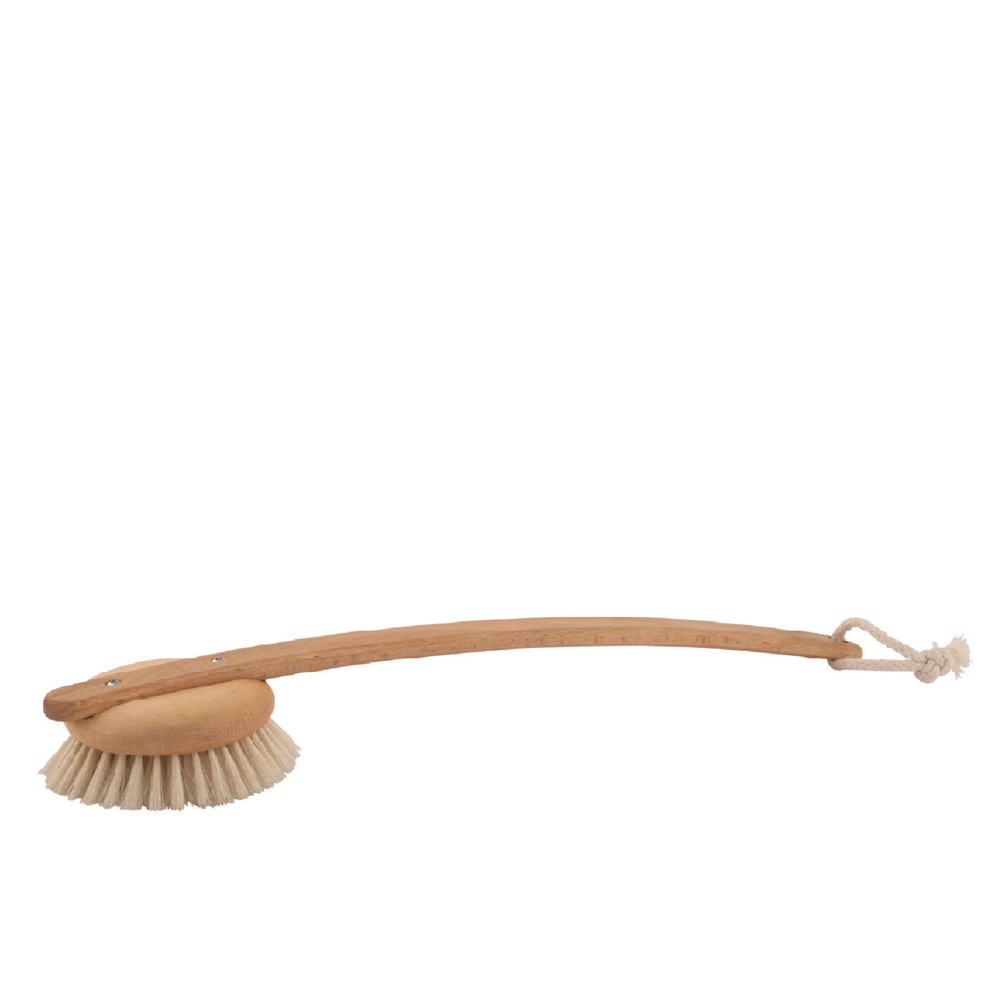 Redecker Round Head Bath Brush - Long Fixed Handle