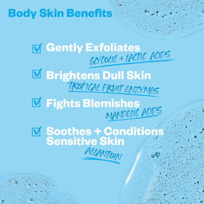 Kosas Good Body Skin AHAs + Fruit Enzymes Body Wash