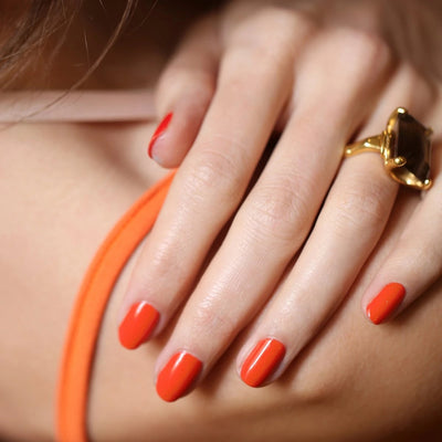 Manucurist Green Nail Polish in Coral Reef