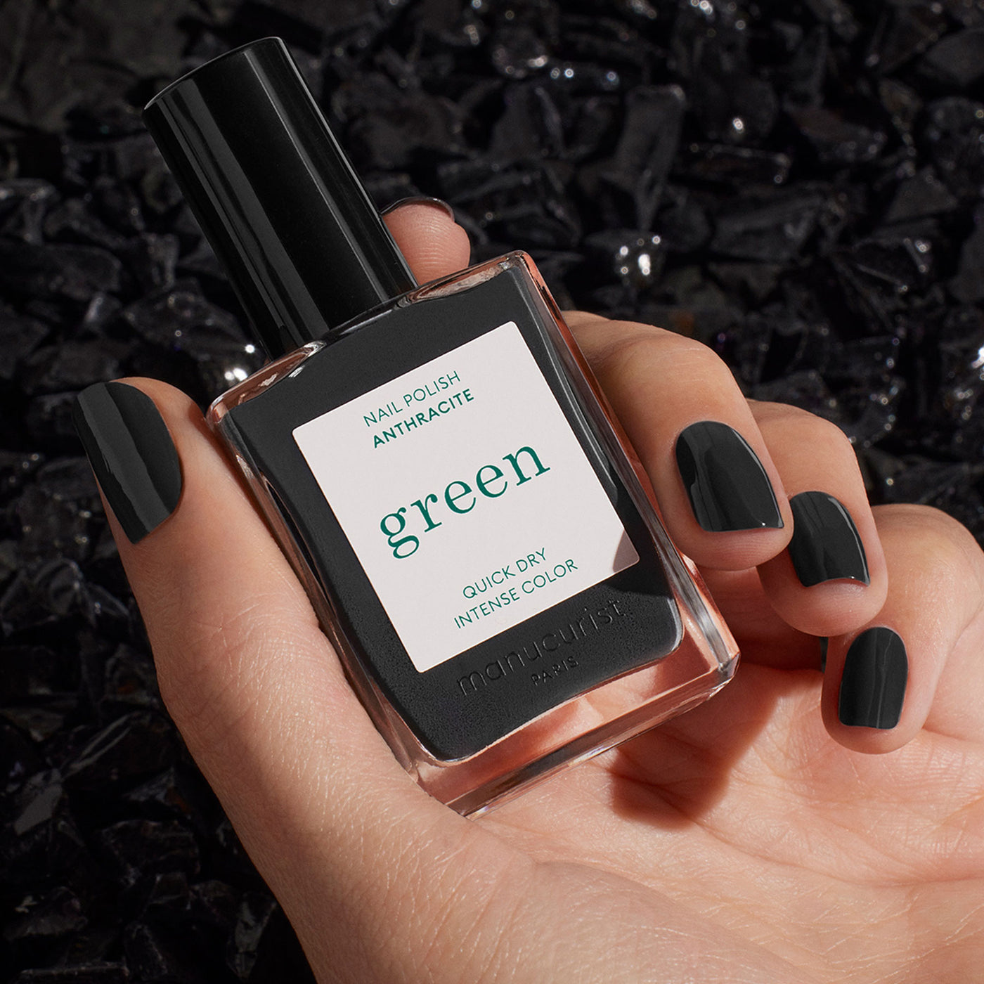 Manucurist Green Nail Polish - Anthracite