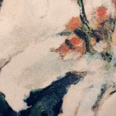 Maison Levy Velvet Printed Pouch - Lys 15 x 21cm