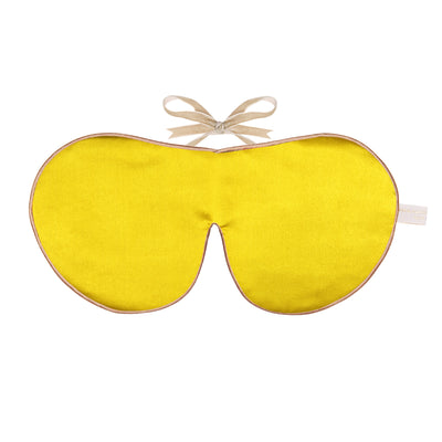 Holistic Silk Mulberry Silk Anti-Age Eye Mask in Saffron