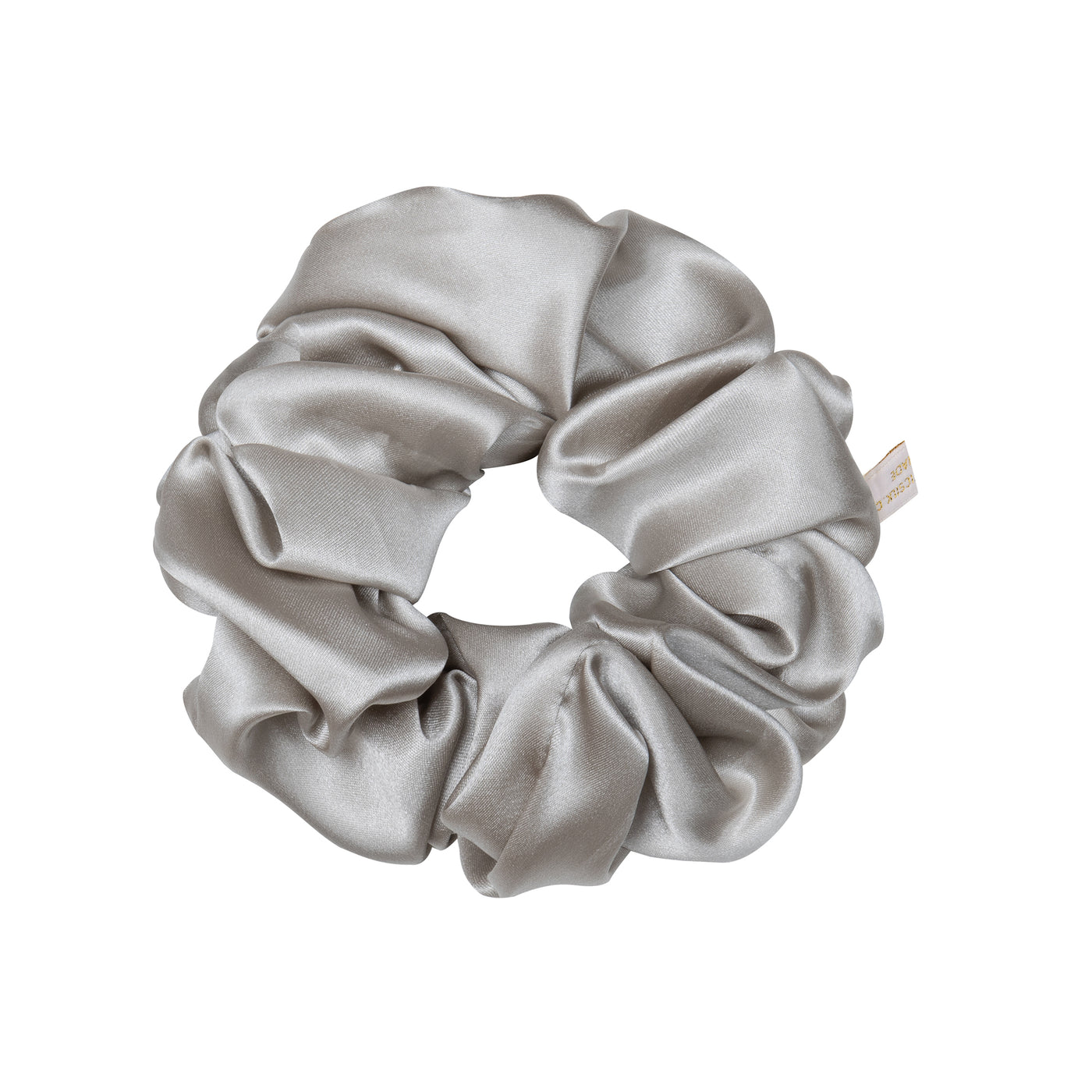 Holistic Silk Pure Mulberry Silk Hair Scrunchie  - Silver