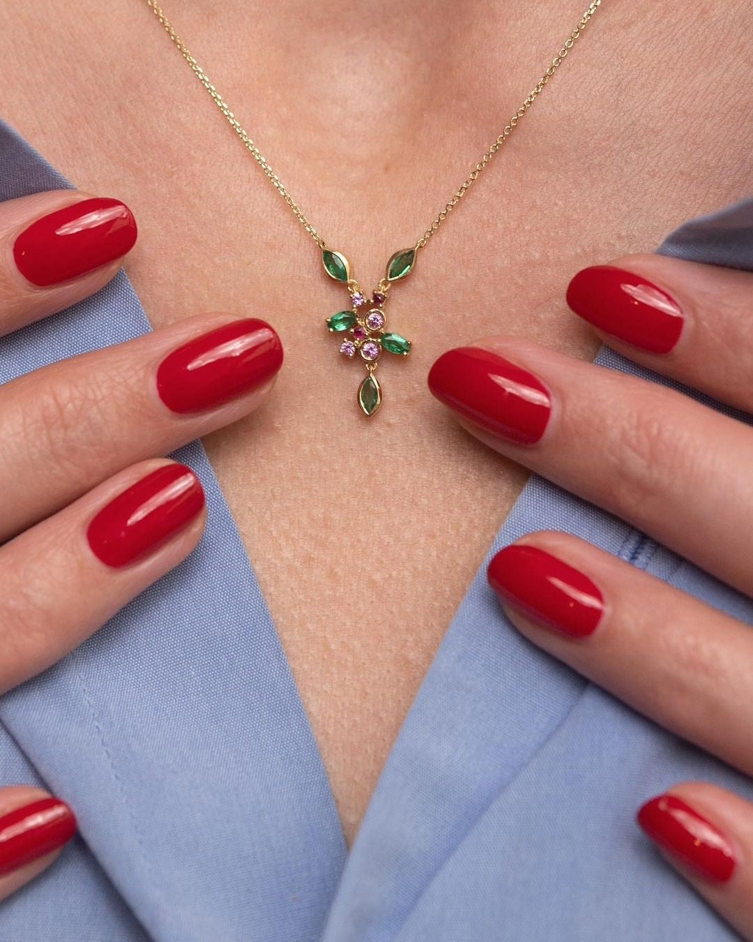 Green Nail Polish - Pomegranate 15ml