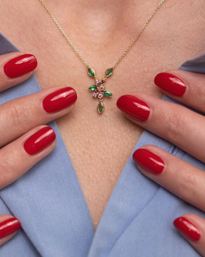 Green Nail Polish - Pomegranate 15ml