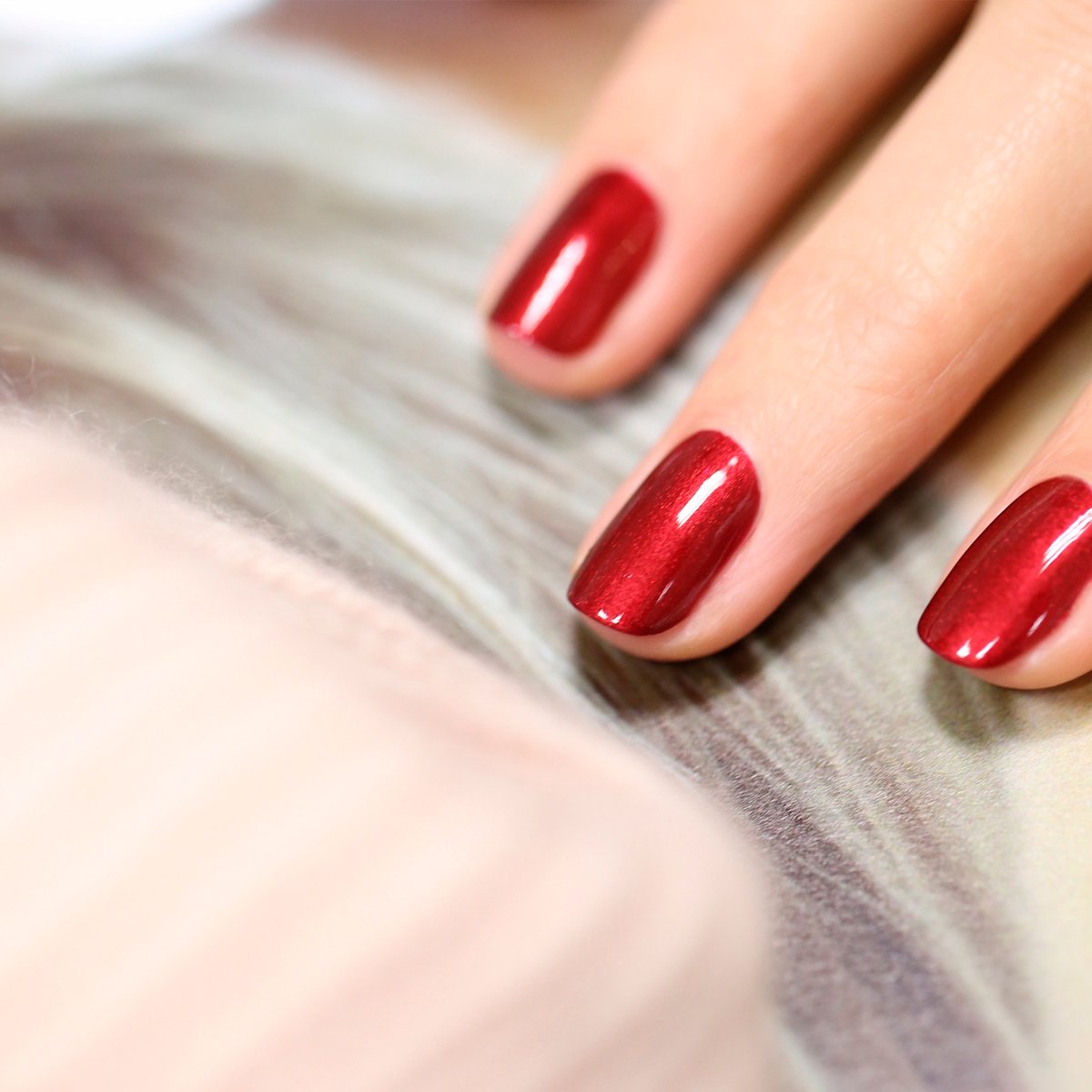 Green Nail Polish - Red Hibiscus 15ml