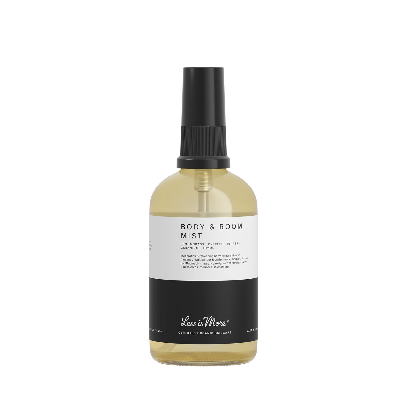 Less is More Body and Room Mist - Lemongrass