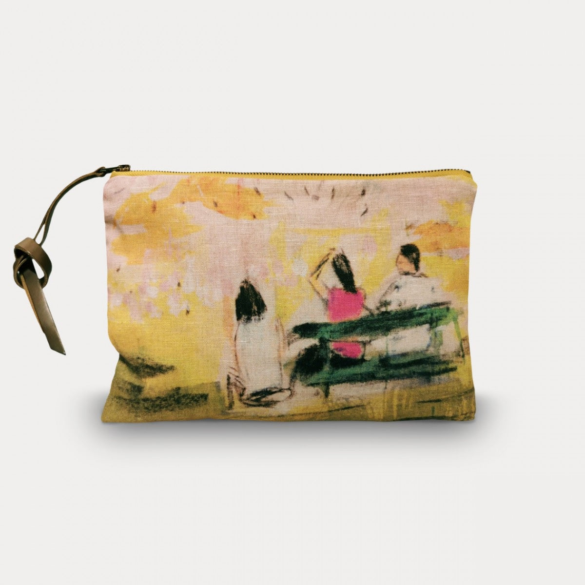 Maison Levy Linen Pouch - Chicas 15 x 21cm