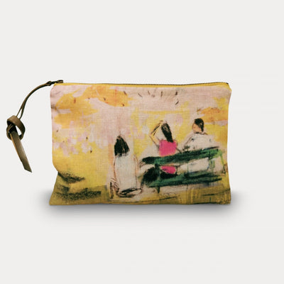 Maison Levy Linen Pouch - Chicas 15 x 21cm
